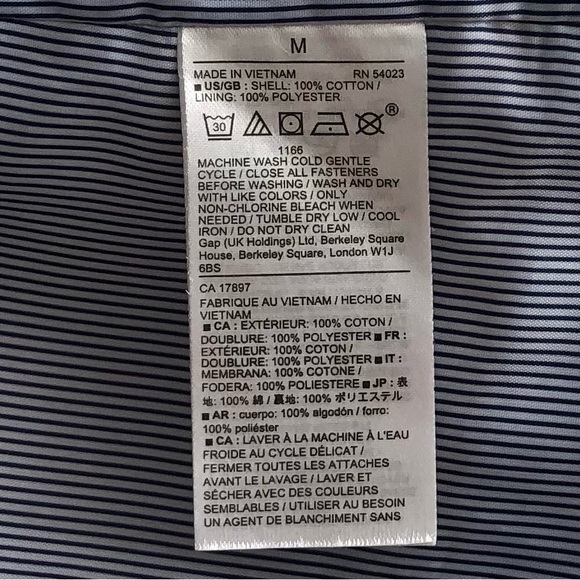 GAP Slick Rock Trench Coat Beige Double Breasted Medium Cotton Belted Outwear. - Picture 5 of 11